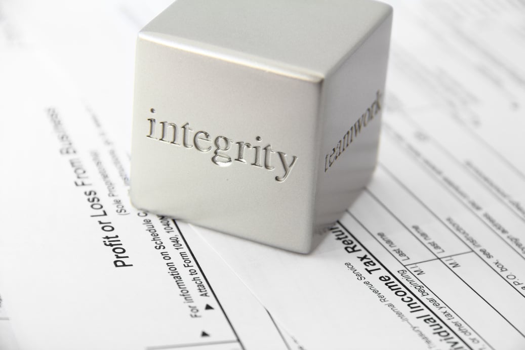 Integrity with tax preparation